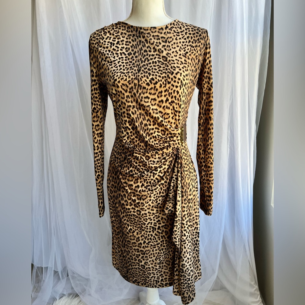 ⭐️NEW WITH TAGS⭐️ MICHAEL KORS | ANIMAL PRINT DRESS | Size M